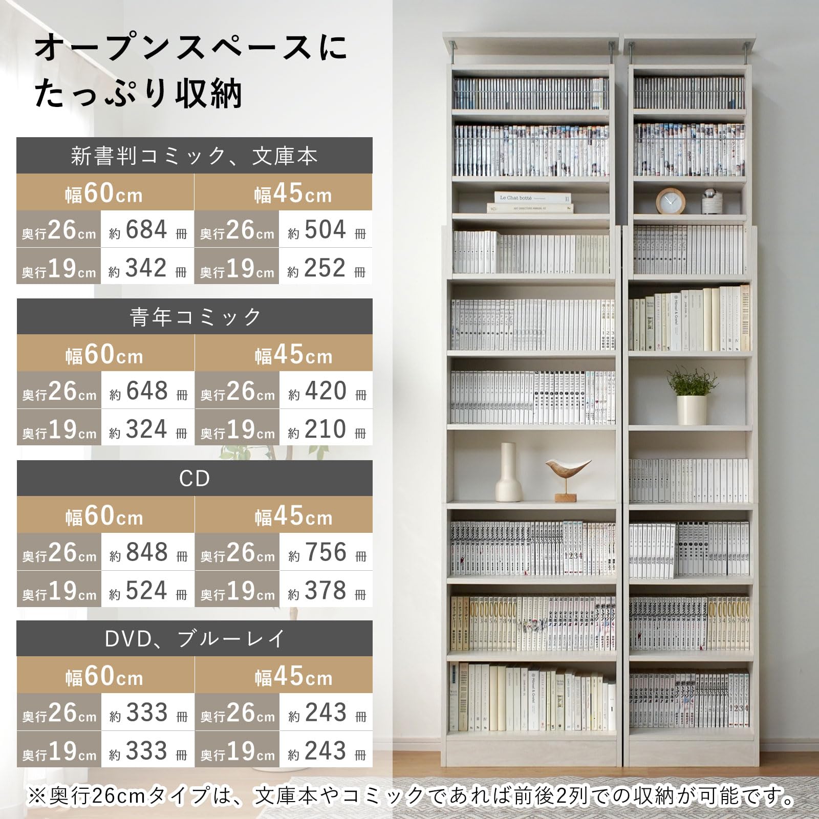 【在庫セール】ワイエムワールド 本棚 つっぱり式 賃貸OK 大容量 薄型 スリム Amazon｜ワイエムワールド 本棚 つっぱり式 賃貸OK 大容量 スリム 幅45
